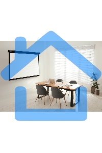 Экран Cactus 127x127см Wallscreen CS-PSW-127X127-BK 1:1 настенно-потолочный рулонный черный