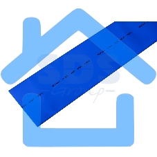 Термоусаживаемая трубка Rexant 50,0/25,0 мм, синяя, упаковка 10 шт. по 1 м