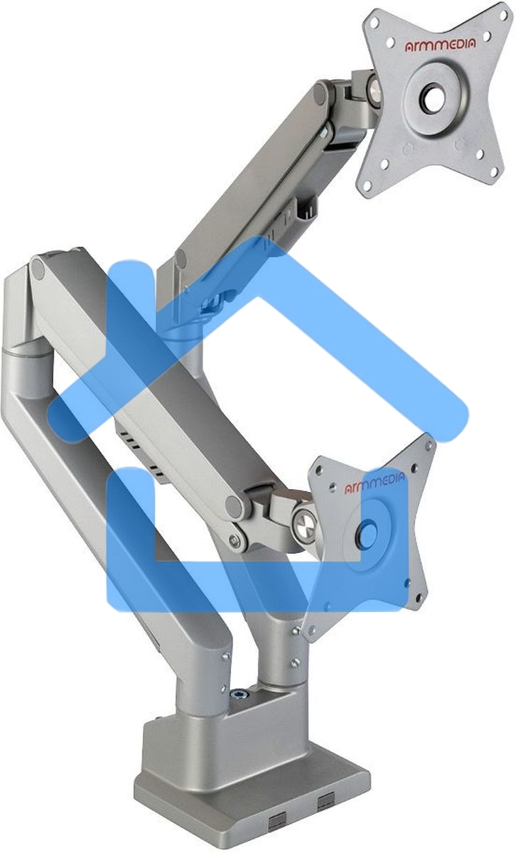 Кронштейн Arm media LCD-T36 silver, 4 шт/уп. Кр. алюм. настол. для 2-х мон. 15