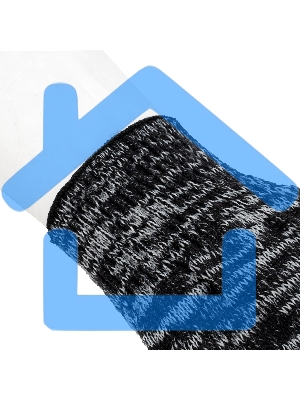 Перчатки трикотажные, меланж, 10 класс Россия