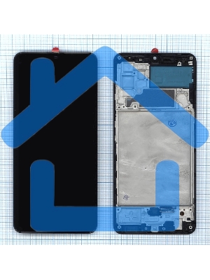 Дисплей для Samsung Galaxy A32 SM-A325F в сборе с тачскрином и рамкой (OLED) черный