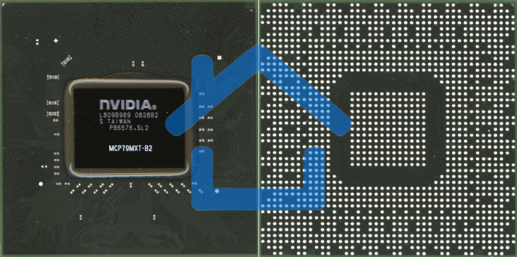 Северный мост nVidia MCP79MXT-B2