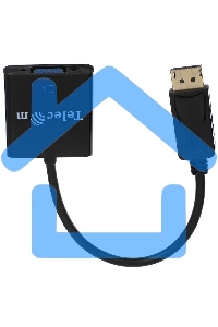 Кабель-переходник DP --> VGA-F 0,2m, Telecom (TA522)