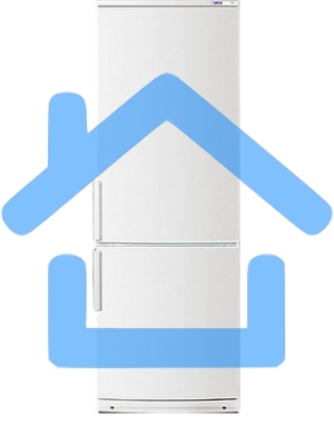 Холодильник Atlant XM-4024-000 белый двухкамерный 246/101л морозилка снизу