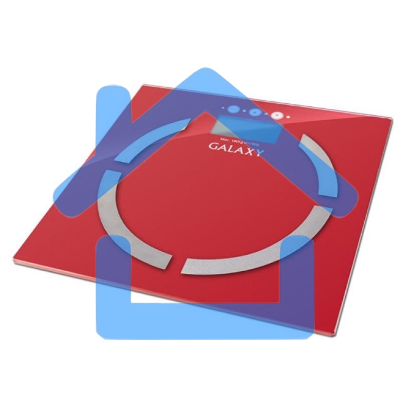 Весы многофункциональные Galaxy GL 4851, красный, электронные, эл. пит. 