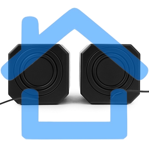 Акустическая система 2.0 Gembird SPK-405, пассив. излучатели, черный, 5 Вт, рег. громкости USB-питание