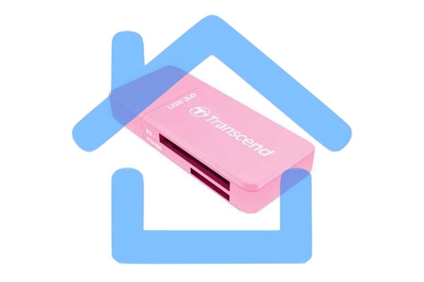 Считыватель карты памяти Transcend All in1 Multi Card Reader, Pink