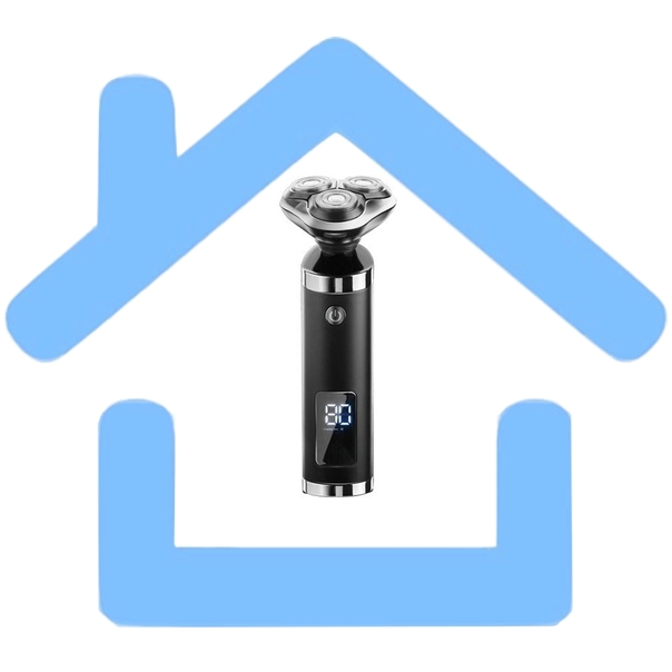 Электробритва Centek CT-2175 (черный) ротор 4D, влажное бритье, 3 плав.головки, USB, зарядка 1 час, подставка