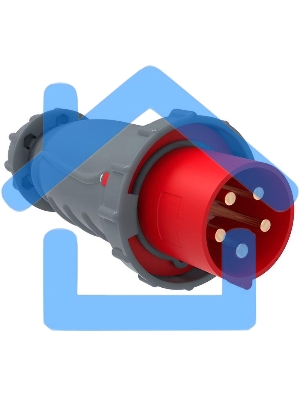 Вилка эл. каб. 125А 3P+PE+N 6ч/200/346-240/415В IP67 MAGNUM ССИ-045 ИЭК PSN02-125-5