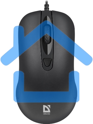 Мышь проводная Defender Classic MB-230 черный, 1600 dpi, USB, кнопки - 4