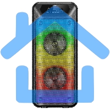 Минисистема Digma D-MC1705 черный 100Вт FM USB BT micro SD