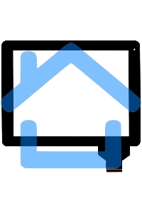 Сенсорное стекло (тачскрин) для DNS AirTab M975w, черное