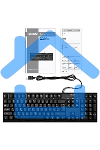 Клавиатура SVEN KB-S300 / USB / WIRED / Black