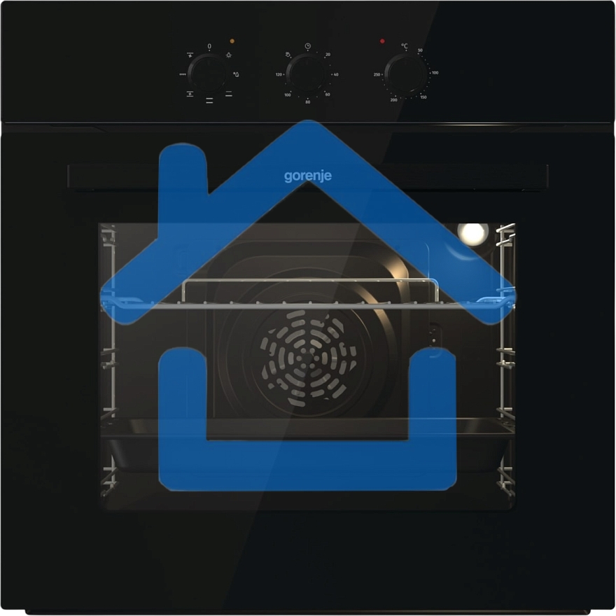 Встраиваемый духовой шкаф электрический Gorenje BO6725E02ABG черный