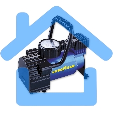 Компрессор GOODYEAR GY000101 GY-30L 30 л/мин Мощность 156 Вт, Производительность 30 л/мин, Максимальное токопотребление 13 А, Максимальное давление - 7 Атм, Длина провода питания: 3 м, Длина воздушного шланга: 1 м. Сумка и набор переходников в комплекте.