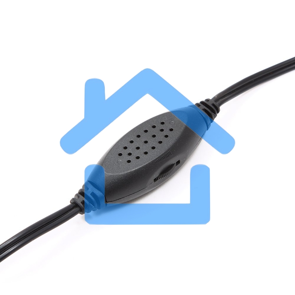 Акустическая система Gembird SPK-204, черный МДФ,2х3 Вт, регулятор громкости, USB