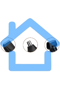 Машинка для стрижки Centek CT-2131 черный Набор для стрижки Centek CT-2131 (черн) 3 В1 + СТРИЖКА + БРИТВА + ТРИММЕР ДЛЯ НОСА