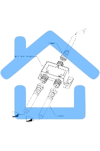 Делитель антенный F-типа на 2 TV, 5-1000 МГц Rexant