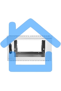 Шкаф настенный ЦМО ШРН-15.650 15U 600x650мм пер.дв.стекл несъемные бок.пан. 50кг серый