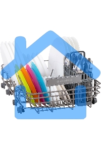 Посудомоечная машина Maunfeld MWF08S, белый, 44.8 см, 9 компл., 49 дБ, класс A+