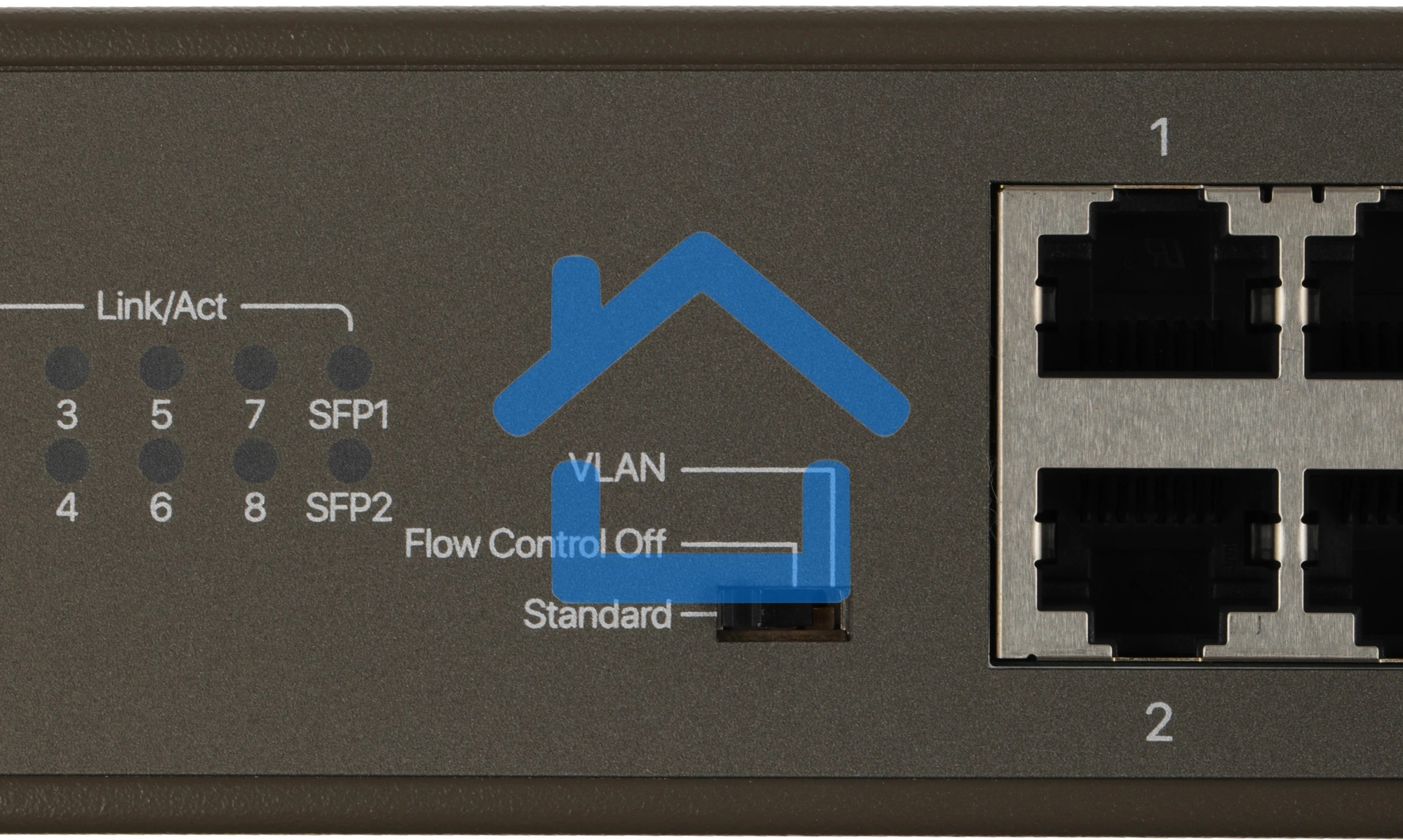 Неуправляемый коммутатор IP-COM G1110P-8-150W Ethernet 8GE+2SFP С 8-Портовым PoE