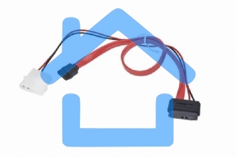 Кабель Gembird/CablexpertКабель Combo miniSATA, molex+SATA/miniSATA, 6pin+7pin, (длина инт-50см, пит-30см) (CC-SATA-C3)