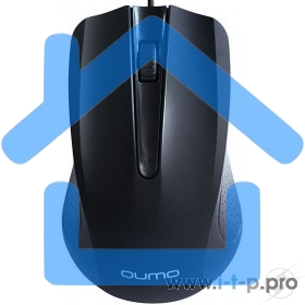 Мышь проводная Qumo Office Union M66 черный, 1000 dpi, USB, кнопки - 3