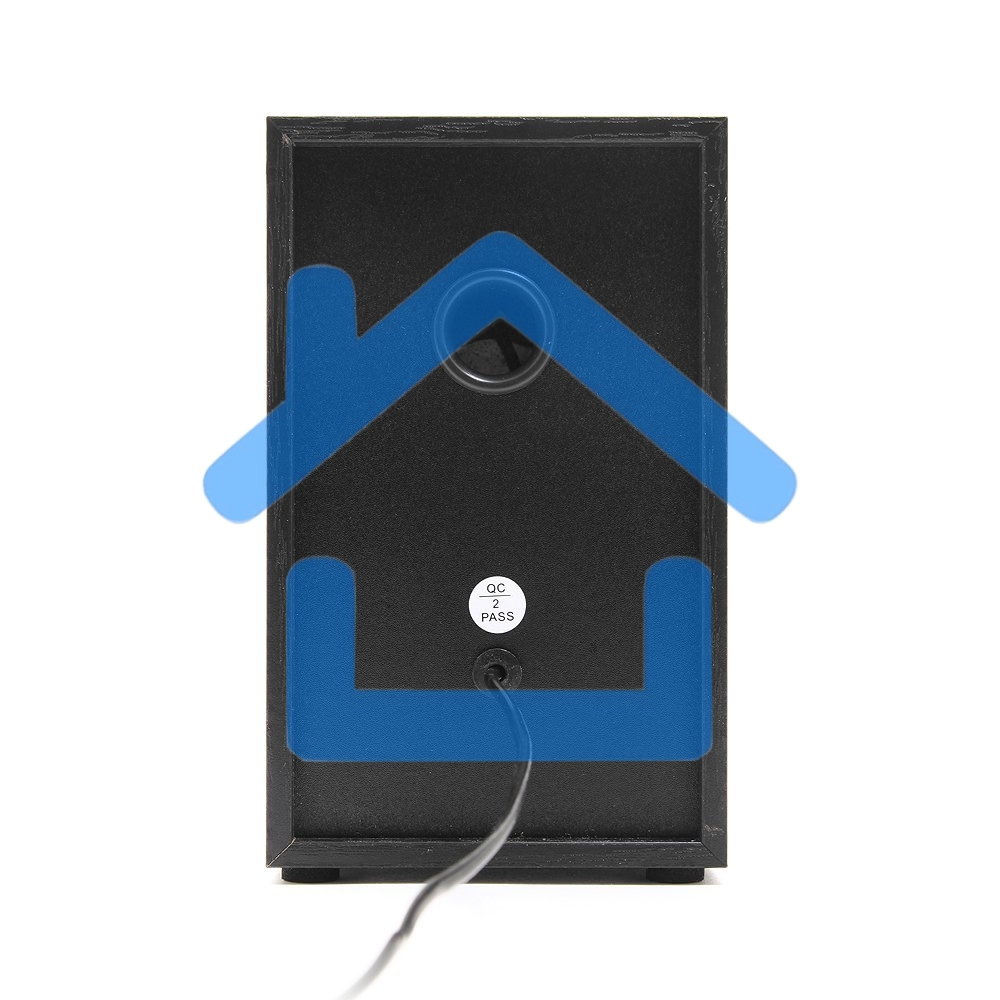 Акустическая система Gembird SPK-204, черный МДФ,2х3 Вт, регулятор громкости, USB