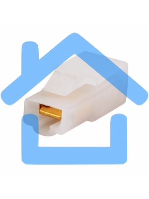 Клемма плоская гнездо 6.3 мм 1-1.5 мм² (РП-м 1.5-(6.3)) + колодка Rexant