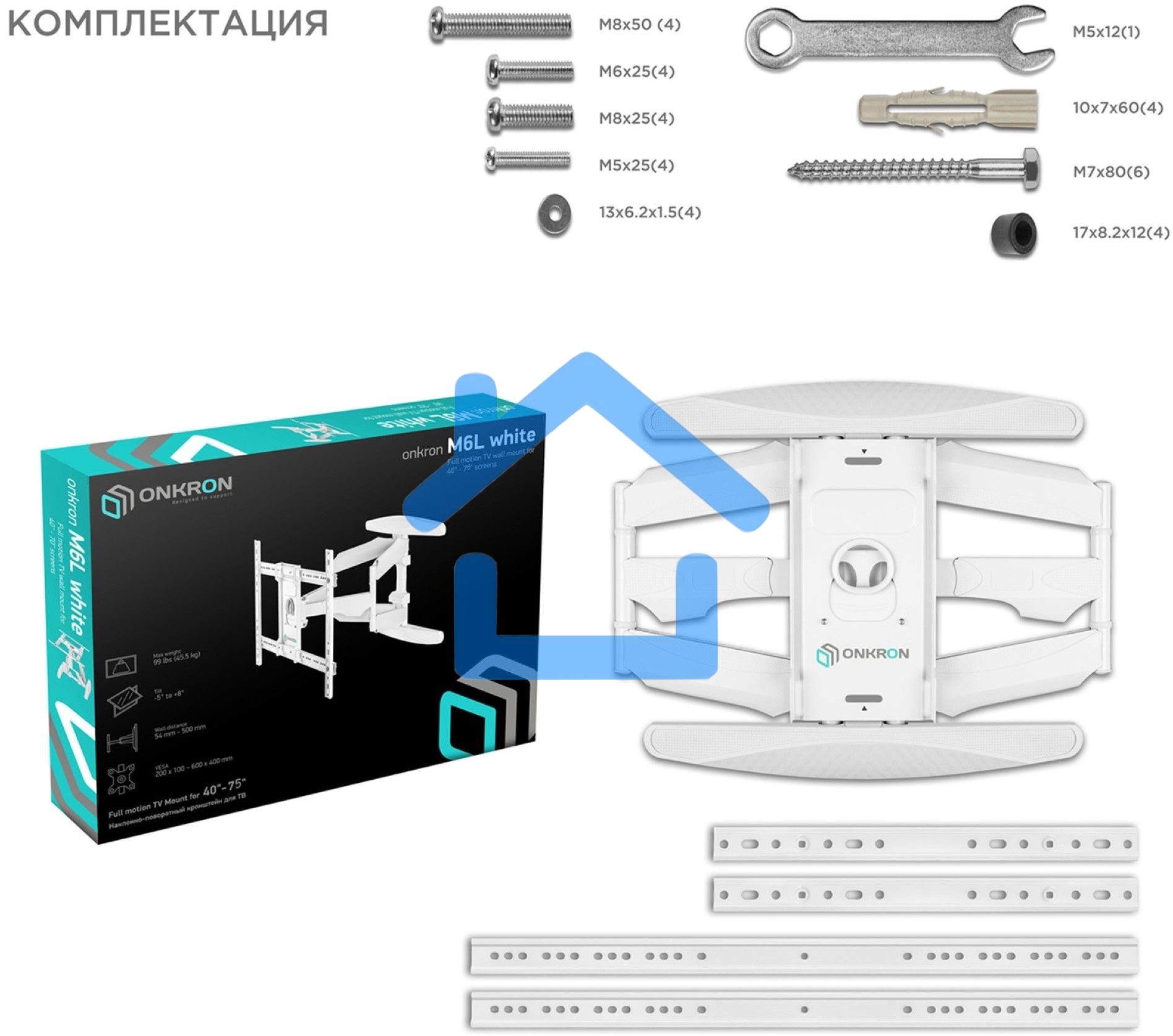 Кронштейн ONKRON M6L для телевизора 40