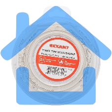 Трубка термоусаживаемая 4,0/2,0 мм белая, ролик 2,44 м Rexant