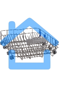 Посудомоечная машина Maunfeld MWF08S, белый, 44.8 см, 9 компл., 49 дБ, класс A+