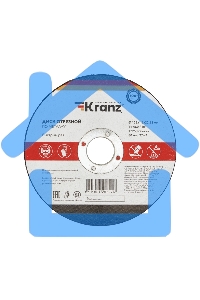 Диск отрезной по металлу (125х1.6х22.23 мм) Kranz