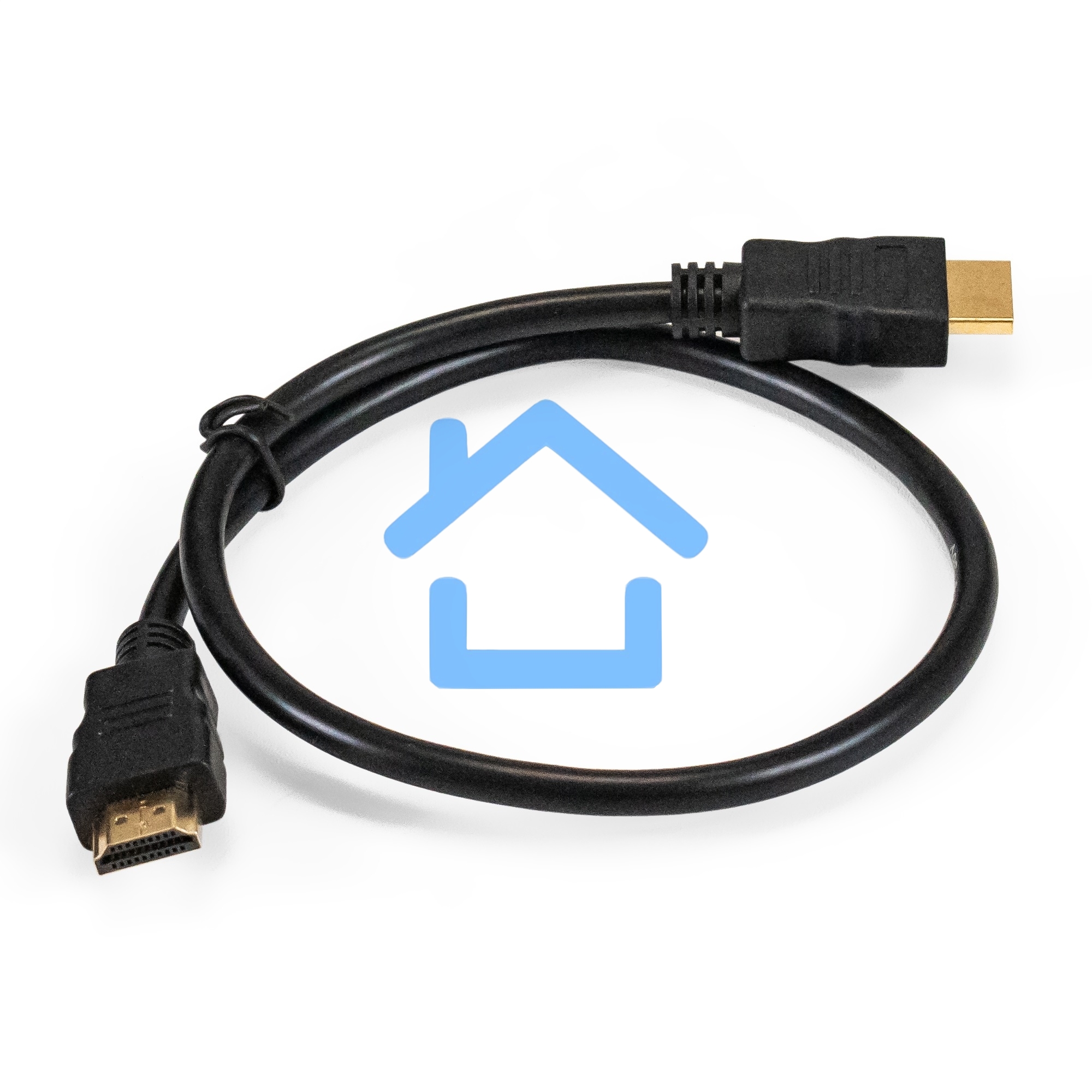 Кабель HDMI ExeGate EX-CC-HDMI-0.5 (19M/19M, 0,5м, v1.4b, позолоченные контакты)
