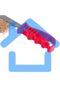 Щетка Matrix металлическая латунированная, пластиковая ручка