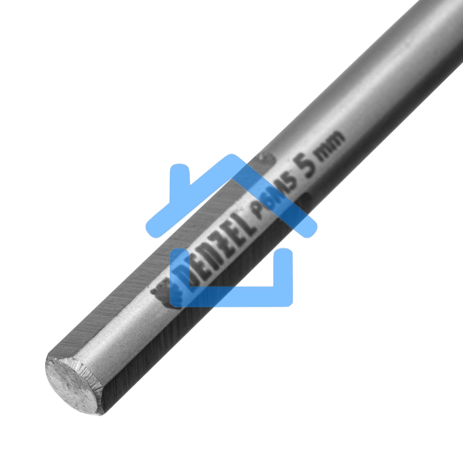 Сверло спиральное по металлу 5 х 132 мм, Р6М5, Golden Tip, удлиненное Denzel