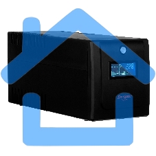 Источник бесперебойного питания ExeGate SpecialPro Smart LLB-1500.LCD.AVR.4SH.USB 1500VA/950W, LCD, AVR, 4*Schuko, USB, черный