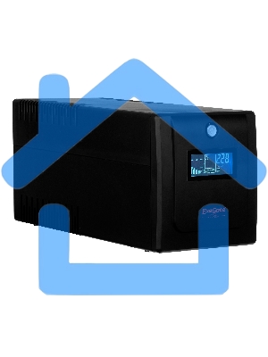 Источник бесперебойного питания ExeGate SpecialPro Smart LLB-1500.LCD.AVR.4SH.USB 1500VA/950W, LCD, AVR, 4*Schuko, USB, черный