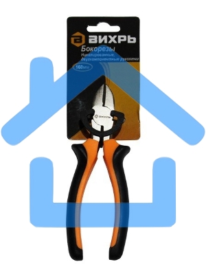 Бокорезы, 160мм.,никелированные,двухкомпонентные рукоятки