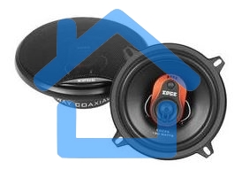 Колонки автомобильные Edge ED225-E8 150Вт 80дБ 4Ом 13см (5дюйм) (ком.:2кол.) коаксиальные трехполосные