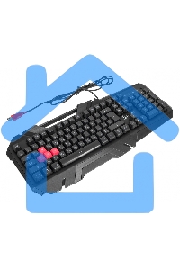 Клавиатура A4tech B150N черный USB Gamer LED 1115067