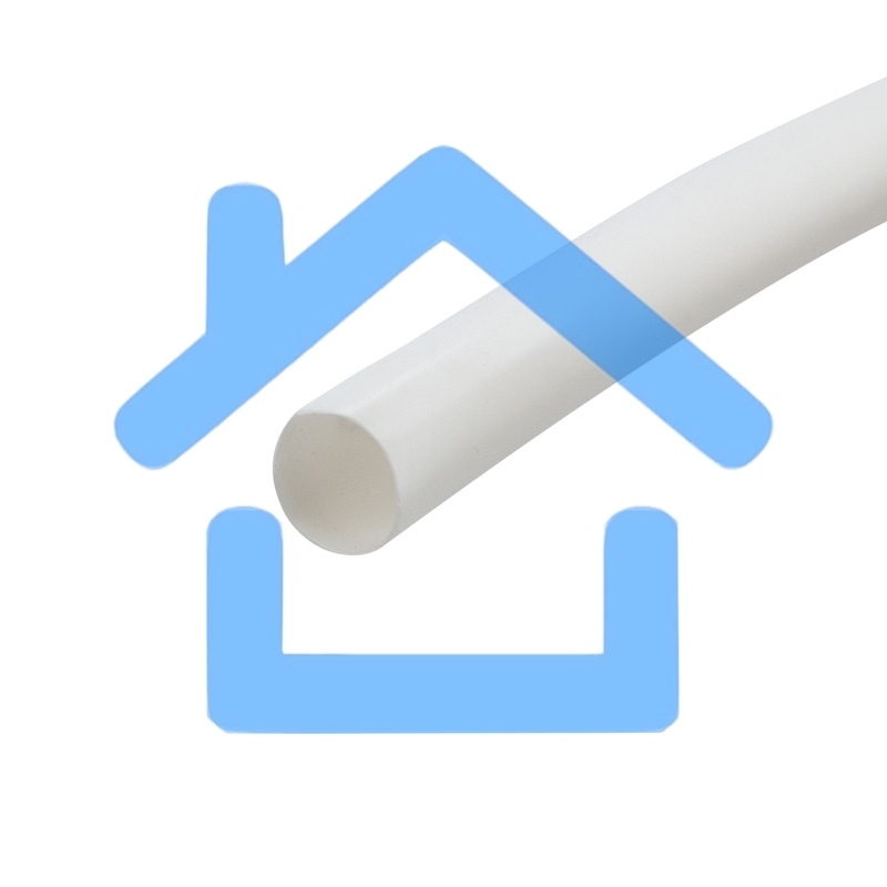 Трубка термоусаживаемая 4,0/2,0 мм белая, ролик 2,44 м Rexant