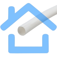 Трубка термоусаживаемая 4,0/2,0 мм белая, ролик 2,44 м Rexant