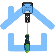 Отвертка, SL3,0 х 100 мм, CrV, 2-х компонентная рукоятка Сибртех