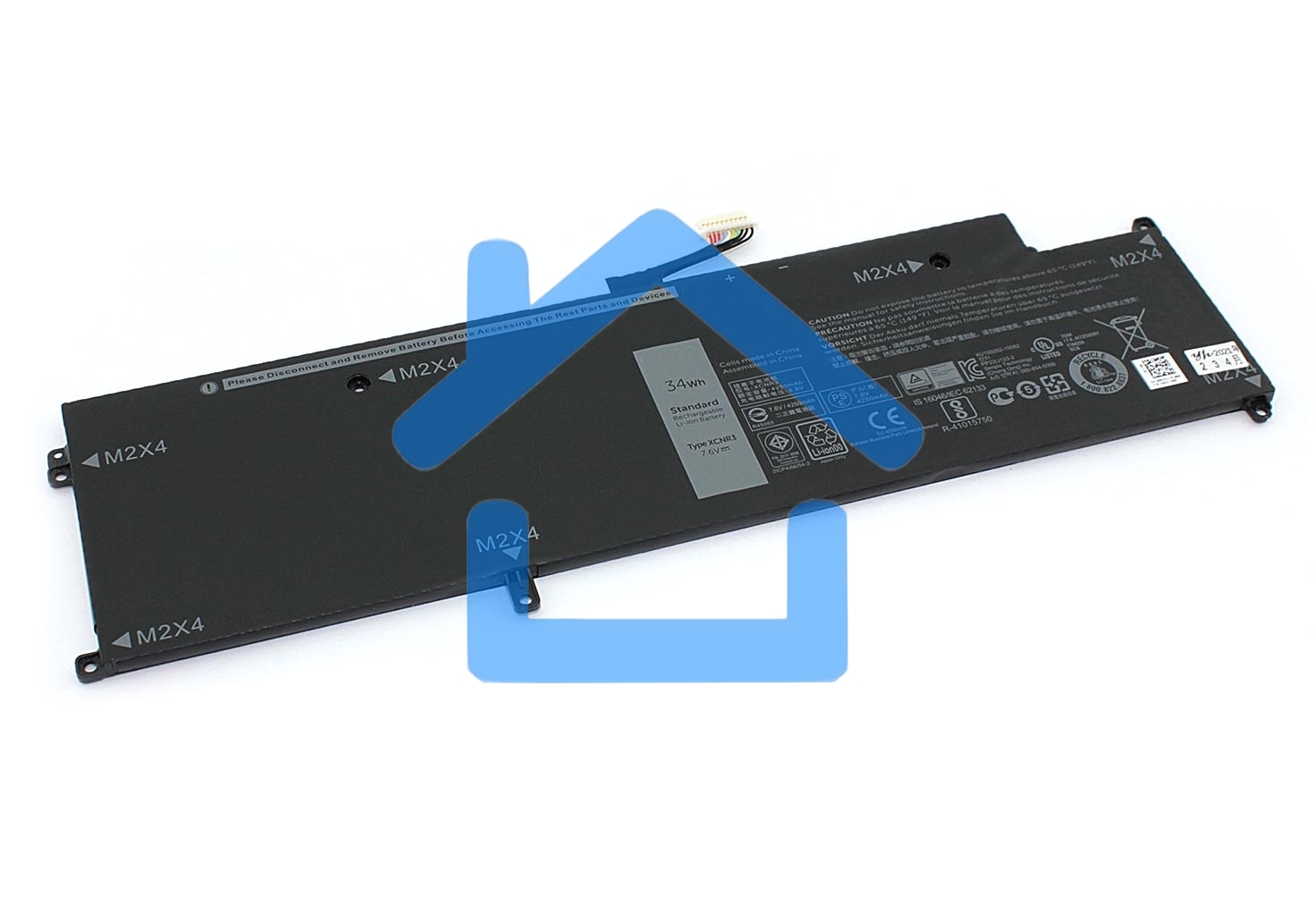 Аккумуляторная батарея для ноутбука Dell Latitude 13 7370 (XCNR3) 7.6V 4250mAh
