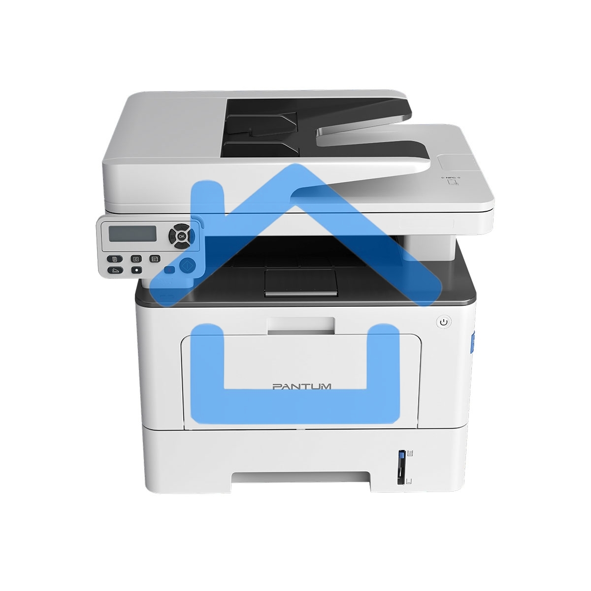 МФУ лазерное Pantum BM5100ADN, A4, ч/б, печ. до 40 стр/мин., скан. до 24 стр/мин., 1200 x 1200 dpi, USB, RJ-45