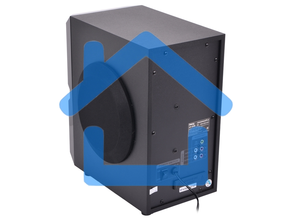 Акустическая система Dialog Progressive AP-222B BLACK - акустические колонки 2.1, 30W+2*10W RMS, Bluetooth, USB/SD reader