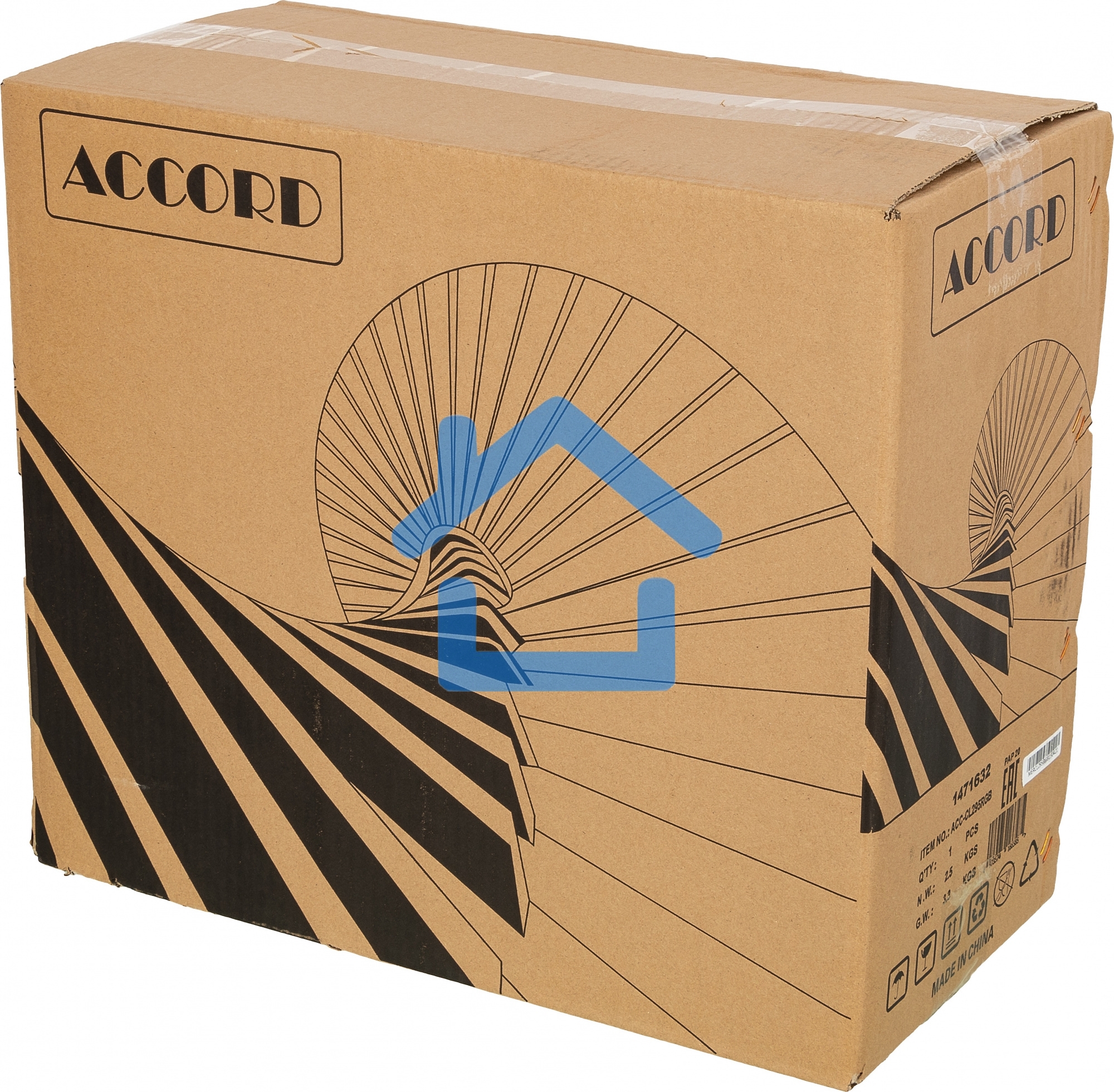 Компьютерный корпус Accord ACC-CL295RGb черный без БП ATX 4x120мм 2xUSB 2.0 1xUSB 3.0 audio