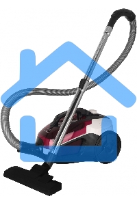 Пылесос Hyundai HYV-C3370 белый/красный, 380/2400 Вт, уборка сухая, пылесборник контейнер 3.5 л