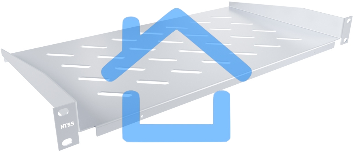 Полка стационарная NTSS NTSS-FF-250 1U нагр.:20кг. 19
